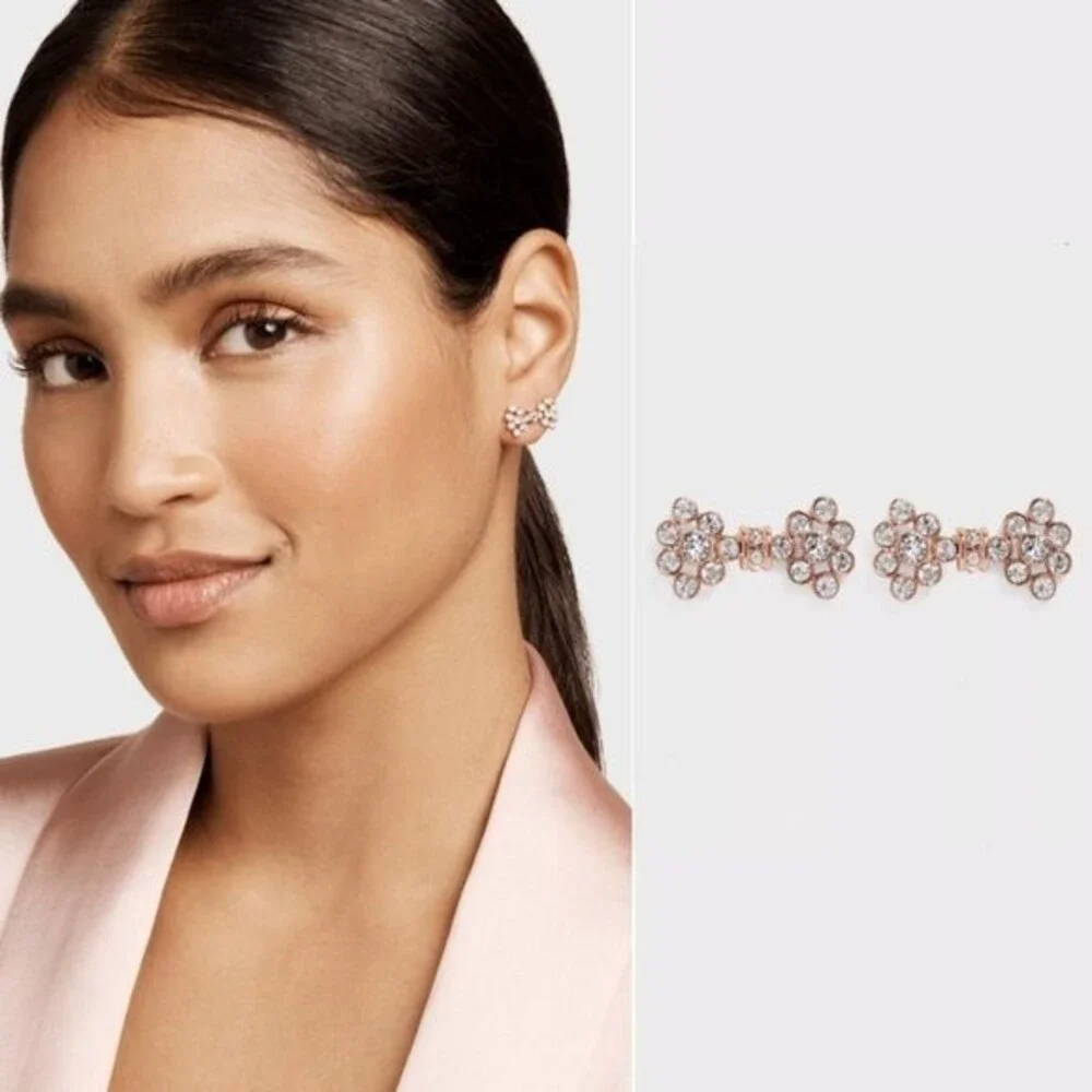 ❤︎ Ted Baker ❤︎ BRINNI Swarovski® Crystal bow stud earrings
